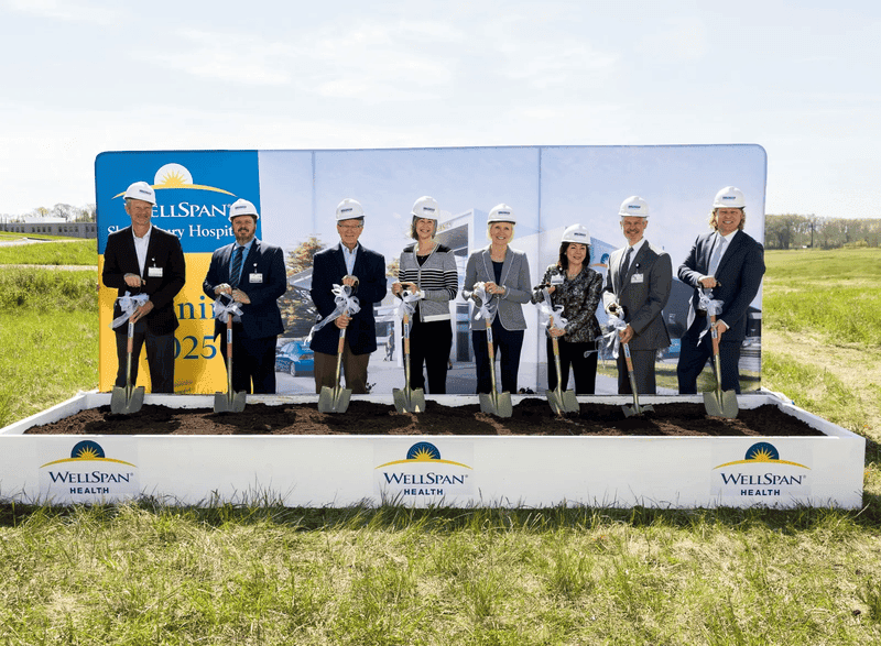 Ground breaking photos of the Shrewsbury Neighborhood hospital