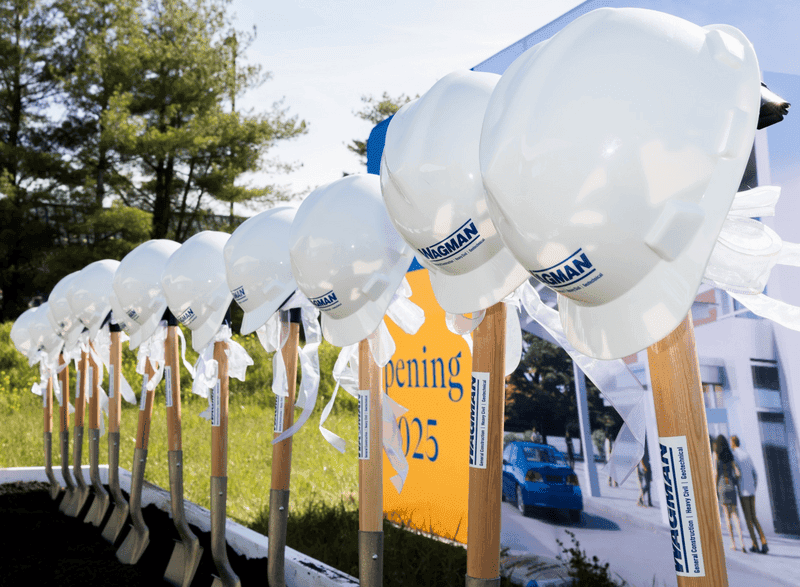 Ground breaking photos of the Shrewsbury Neighborhood hospital